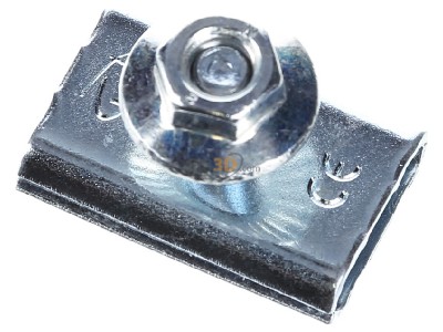 View up front Niedax GRV M6X20 V Length- and angle joint for cable tray 
