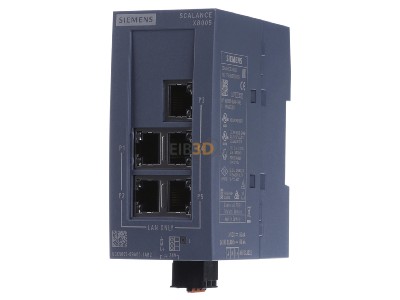 Front view Siemens 6GK5005-0BA00-1AB2 Network switch Ethernet Fast Ethernet 
