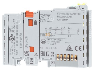 Front view WAGO 750-404/000-003 Fieldbus function-/technology module 
