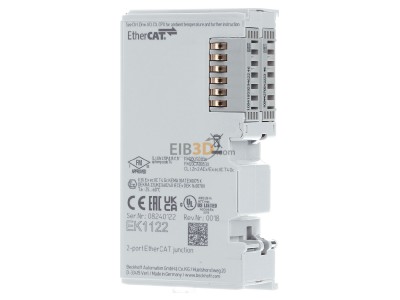 Ansicht rechts Beckhoff EK1122 EtherCAT-Abzweig 2 Port 