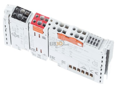 View up front WAGO 753-646 EIB, KNX fieldbus function-/technology module, 
