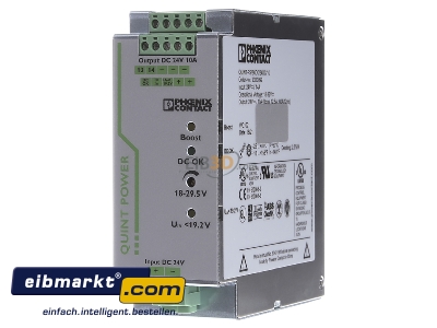 Front view Phoenix Contact 2320092 DC-power supply
