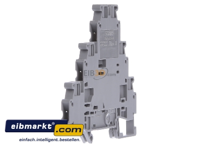 View on the right Phoenix Contact UT 2,5-3L Feed-through terminal block 5,2mm 24A 
