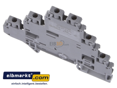 Top rear view Phoenix Contact UT 2,5-3L Feed-through terminal block 5,2mm 24A 

