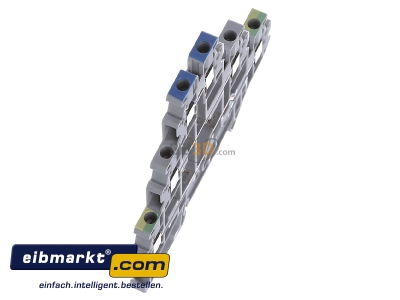 View top left Phoenix Contact UT 2,5-PE/L/N Feed-through terminal block 5,2mm 24A - 
