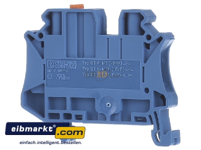 Ansicht hinten Phoenix Contact UT 6-MT P/P BU Trenn-/ Messtrennklemme 