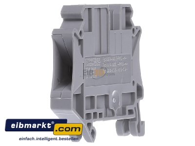 View on the right Phoenix Contact UT 6-TG P/P Disconnect terminal block 20A 1-p 8,2mm - 

