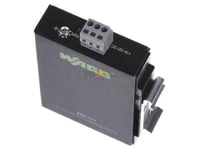 View top right WAGO 852-111 Network switch 
