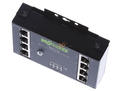 View up front WAGO 852-112 Network switch 
