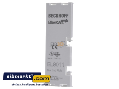 Frontansicht Beckhoff EL9011 Endkappe 