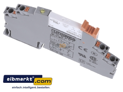 Ansicht oben vorne Phoenix Contact RIF-0-RPT-24DC/ 1AU Relaismodul 24V DC, 1 Schlieer 