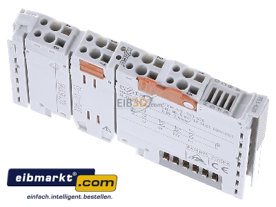 View up front WAGO Kontakttechnik 753-620 Fieldbus power supply module 0,2A - 
