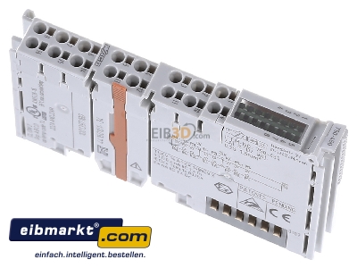 View up front WAGO Kontakttechnik 750-450 Fieldbus analogue module 4 In / 0 Out
