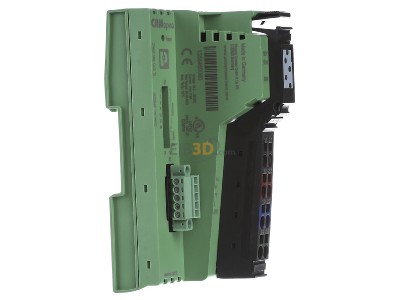 View on the left Phoenix IL CO BK-PAC Fieldbus communication module 
