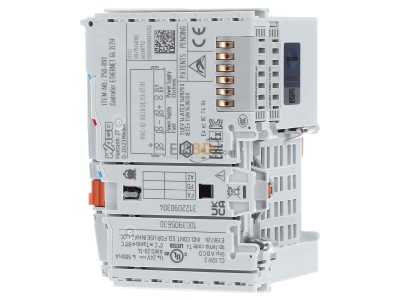 View on the right WAGO 750-891 Modular PLC CPU-module PLC-CPU-module 
