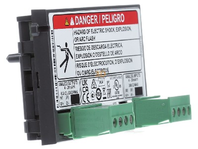 Ansicht links Schneider Electric METSEPM2KANLGIO11 E/A-Modul Analog,1Eing./1Ausg. 
