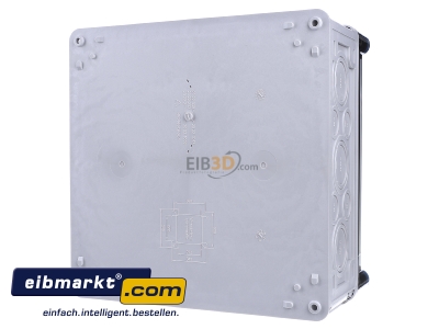 Back view Hensel Mi 1225 Surface mounted distribution board 300mm
