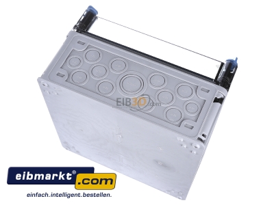 Top rear view Hensel Mi 1225 Surface mounted distribution board 300mm
