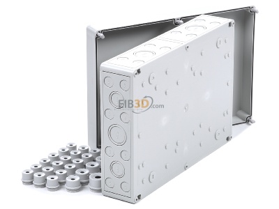 View top right Spelsberg RK 4/50-L Surface mounted box 360x254mm 
