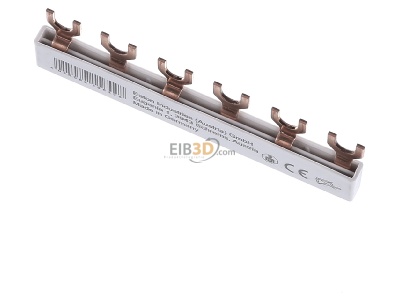 Top rear view Eaton EVG-2PHAS/6MODUL Phase busbar 2-p 
