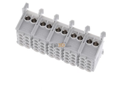 View up front Eaton ZSD-HKL/5X25/FS Power distribution block (rail mount) 
