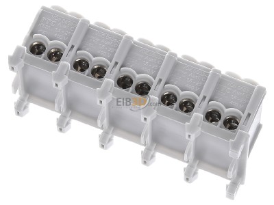 Top rear view Eaton ZSD-HKL/5X25/FS Power distribution block (rail mount) 
