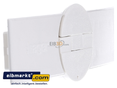 Ansicht links Hager FZ598N Trschild m.Klappgriff 