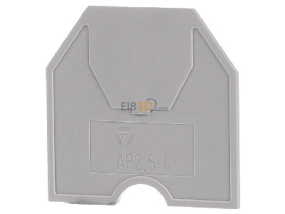 Frontansicht Hager KWE01G Endplatte f.KXA02LH+KXA04LH 