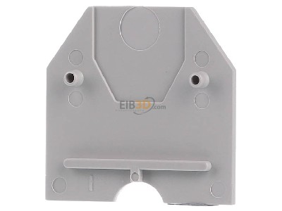 Ansicht hinten Hager KWE01G Endplatte f.KXA02LH+KXA04LH 