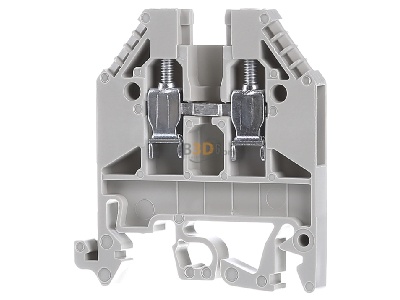 Frontansicht Hager KXA02LH Reihenklemme f.Phasenleit 2,5qmm 800V 24A 