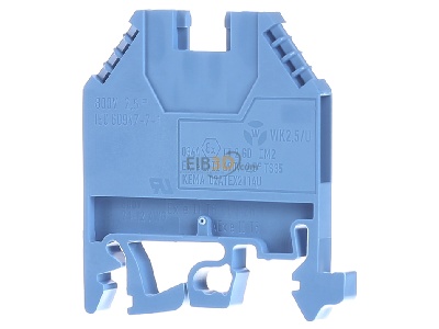 Ansicht hinten Hager KXA02NH Reihenklemme f.Neutralleit 2,5qmm 800V 24A 