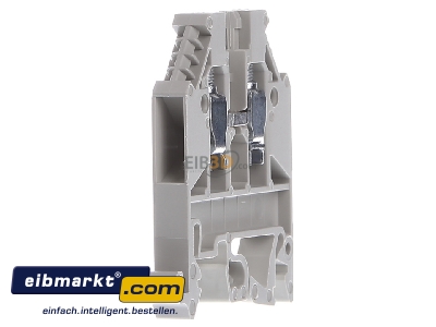 Ansicht links Hager KXA04LH Reihenklemme f.Phasenleit 4qmm 800V 32A 
