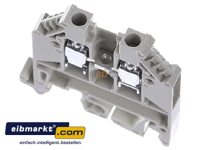 Ansicht oben vorne Hager KXA04LH Reihenklemme f.Phasenleit 4qmm 800V 32A 