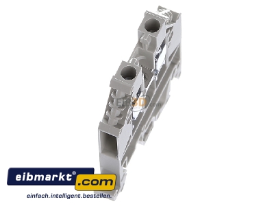 Ansicht oben links Hager KXA04LH Reihenklemme f.Phasenleit 4qmm 800V 32A 