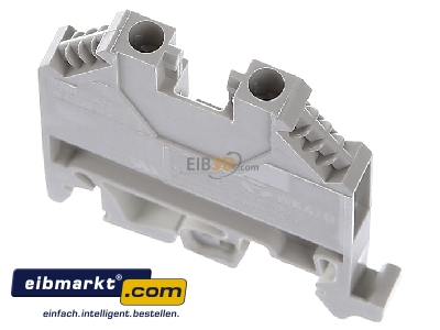 Ansicht oben hinten Hager KXA04LH Reihenklemme f.Phasenleit 4qmm 800V 32A 