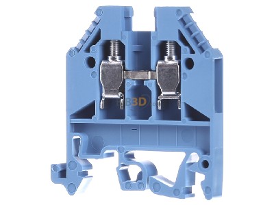 Frontansicht Hager KXA04NH Reihenklemme f.Neutralleit 4qmm 800V 32A 