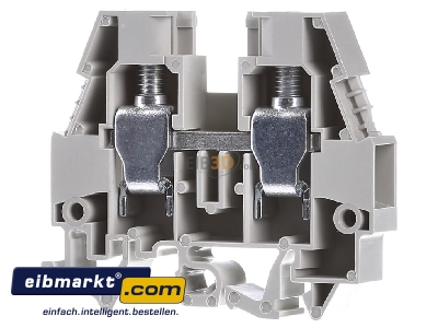 Frontansicht Hager KXA10L Reihenklemme f.Phasenleit 10qmm 400V 57A 