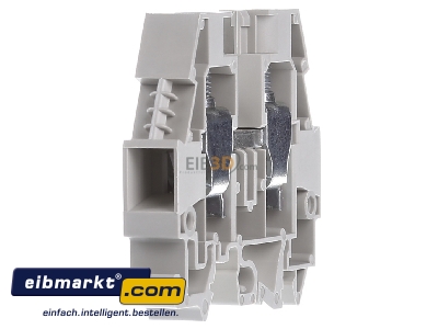 Ansicht links Hager KXA10L Reihenklemme f.Phasenleit 10qmm 400V 57A 