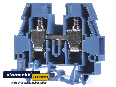 Frontansicht Hager KXA10N Reihenklemme f.Neutralleit 10qmm 400V 57A 