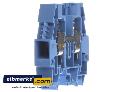 Ansicht links Hager KXA10N Reihenklemme f.Neutralleit 10qmm 400V 57A 