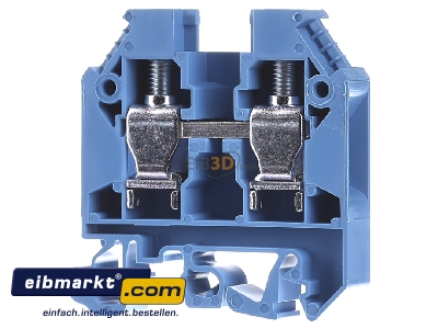Frontansicht Hager KXA10NH Reihenklemme f.Neutralleit 10qmm 1000V 57A 