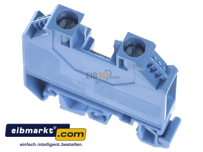 Ansicht oben hinten Hager KXA10NH Reihenklemme f.Neutralleit 10qmm 1000V 57A 