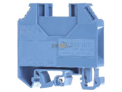 Ansicht hinten Hager KXA16NH Reihenklemme f.Neutralleit 16qmm 1000V 71A 