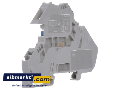 Ansicht rechts Hager KYA02I3 Installationsklemme 2,5qmm Durchg L/N-Tr 