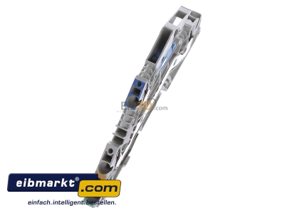 Ansicht oben links Hager KYA02I3 Installationsklemme 2,5qmm Durchg L/N-Tr 