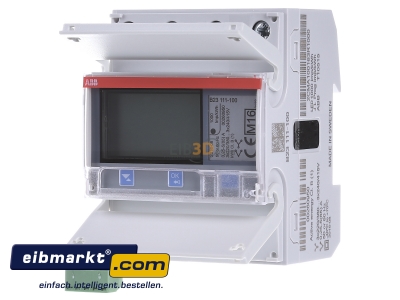 Front view ABB Stotz S&J B23 111-100 Direct kilowatt-hour meter 
