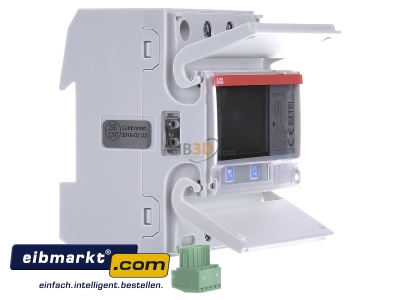 View on the left ABB Stotz S&J B23 111-100 Direct kilowatt-hour meter 
