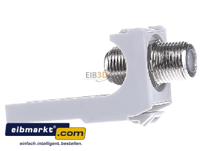 Ansicht links Hager VZ315FF KOAX Modul F/ F-Buchse 