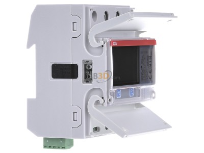 View on the left ABB B23 113-100 Direct kilowatt-hour meter 
