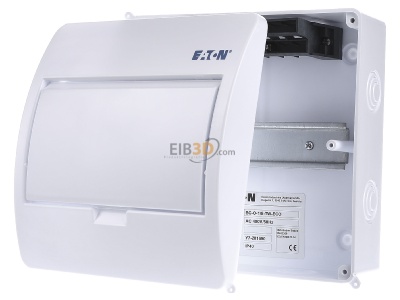 Front view Eaton BC-O-1/8-TW-ECO Surface mounted distribution board 
